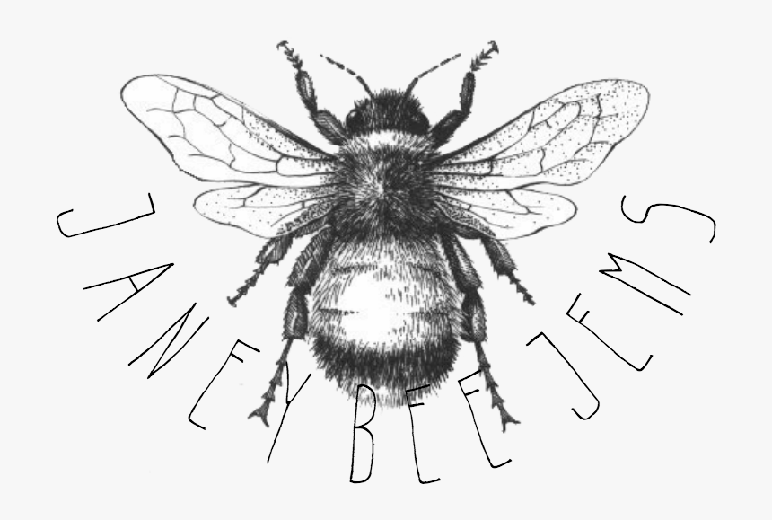 Black And Grey Bumble Bee, HD Png Download