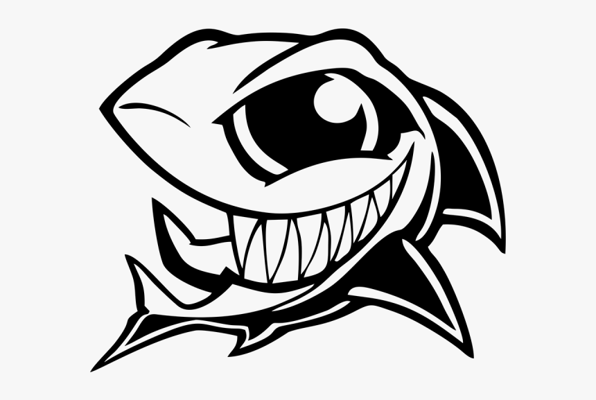 Transparent Background Shark Cartoon Png, Png Download