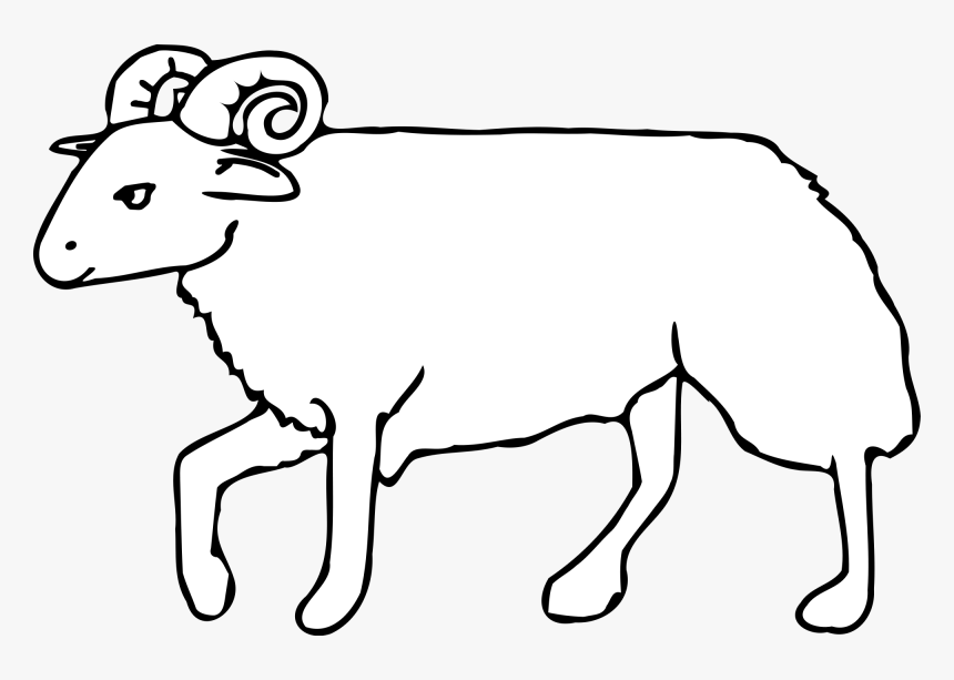 Collection Of Lion Outline Cliparts - Omalovánky K Vytisknutí Beran, HD Png Download