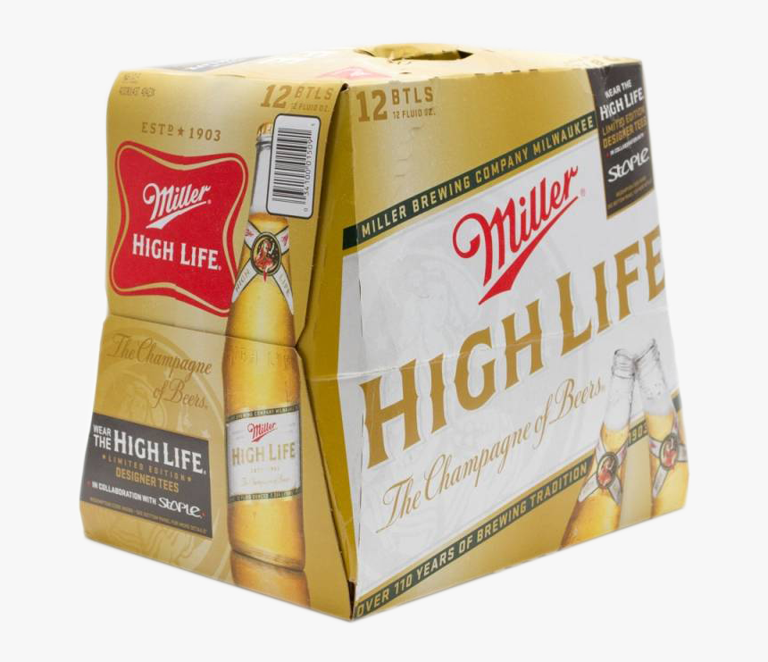Miller High Life 12oz 12pk Nr 12oz Beer - Box, HD Png Download