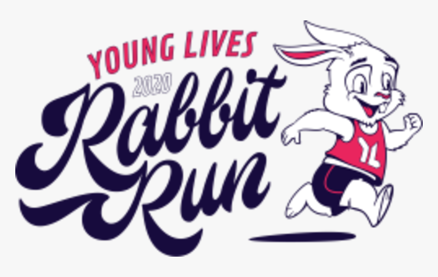 Younglives Rabbit Run - Calligraphy, HD Png Download