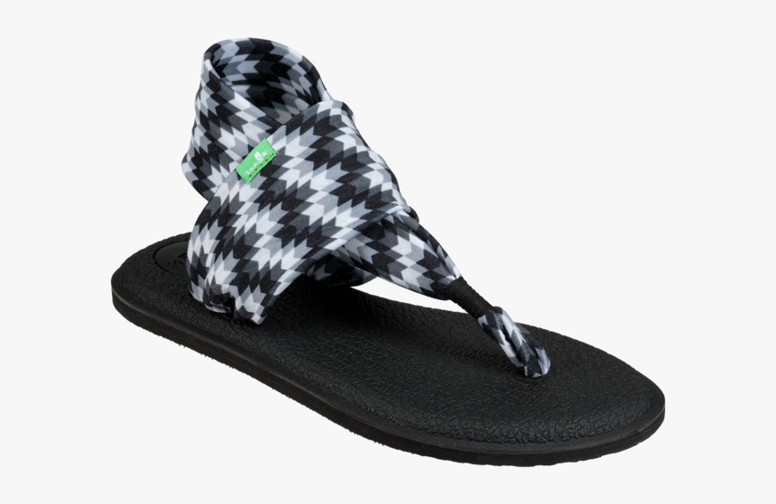 Black-chevron - Flip-flops, HD Png Download