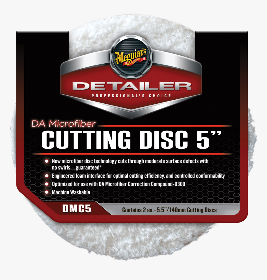Dmc5-da Microfiber Cutting Disc - Meguiars Da Microfiber Cutting Disc 5, HD Png Download
