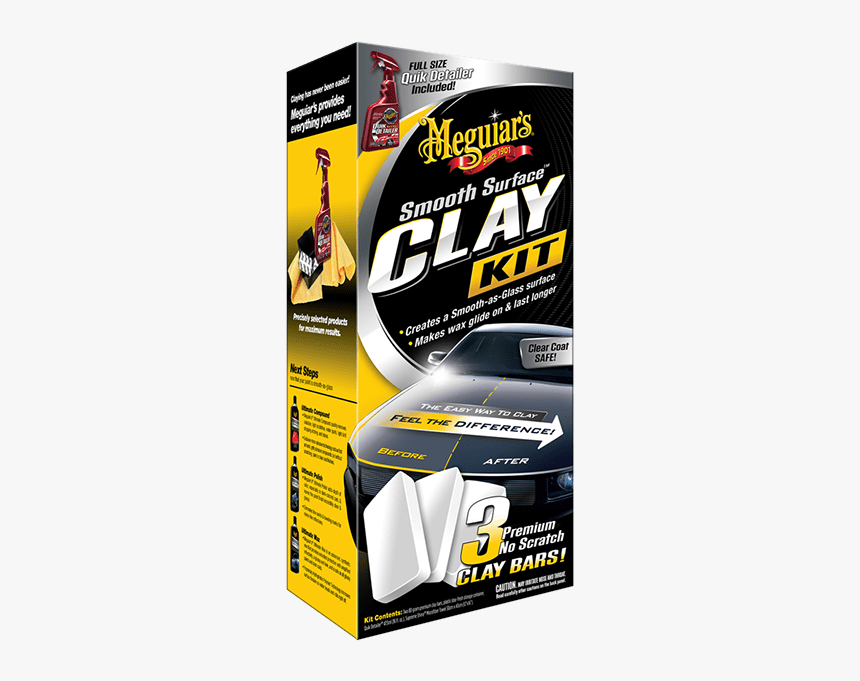 Meguiars Smooth Surface Clay Kit - Meguiars Clay Kit, HD Png Download