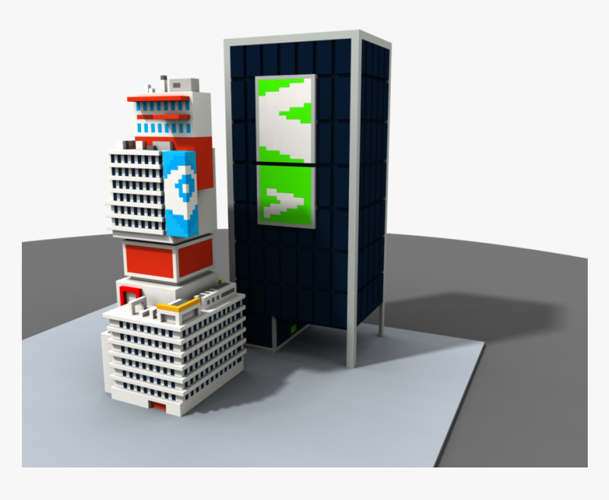 Mirrors Edge Inspired Voxelart With Magicavoxel - Indchemie, HD Png Download