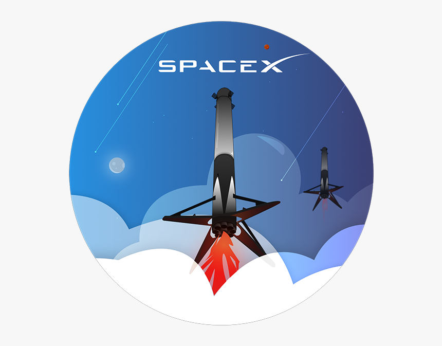 Space X Illustration Affinity Mars Illustration Musk - Graphic Design, HD Png Download