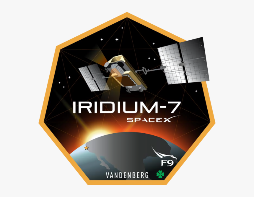 Iridium 7 Mission Patch, HD Png Download