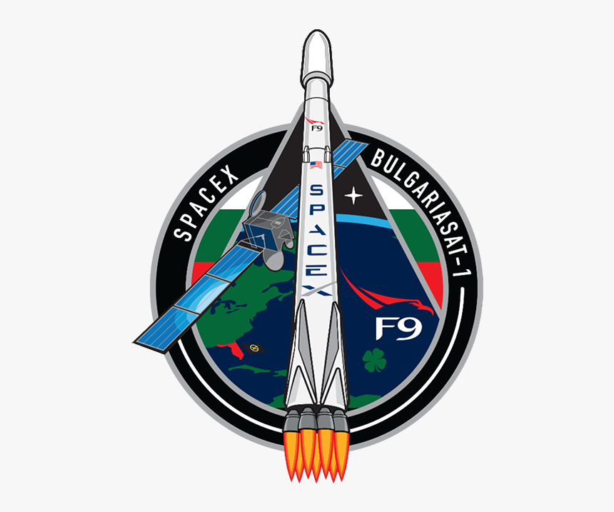 Bulgariasat-1 - Space X Mission Patch, HD Png Download