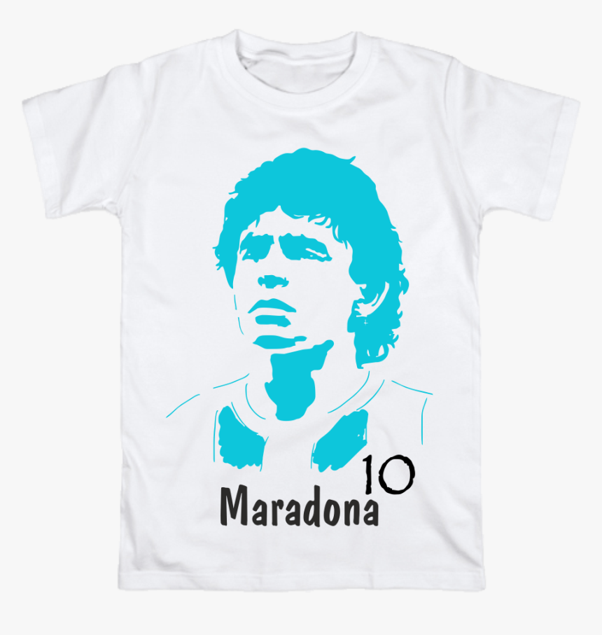 Maradona Svg , Png Download - Drawing, Transparent Png