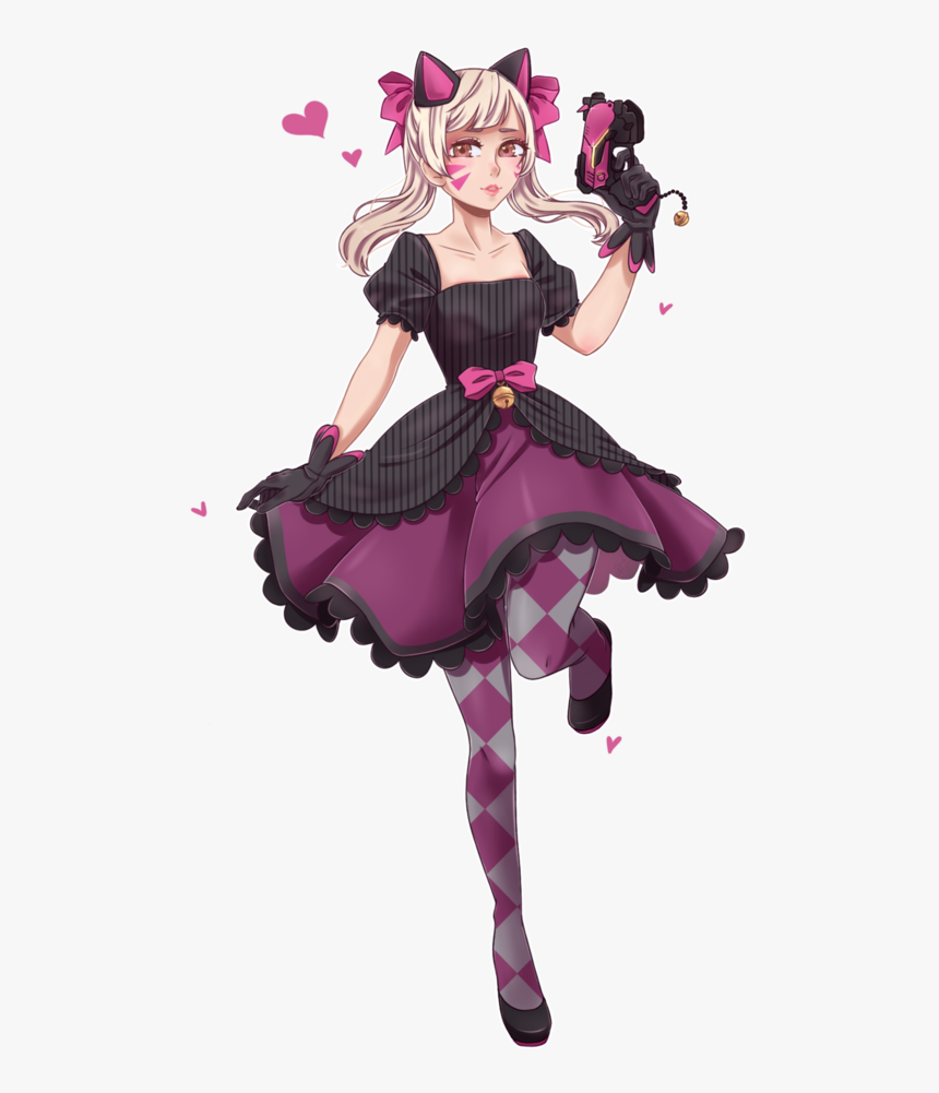 Va Wallpaper Transparent - Dva Black Cat Skin, HD Png Download