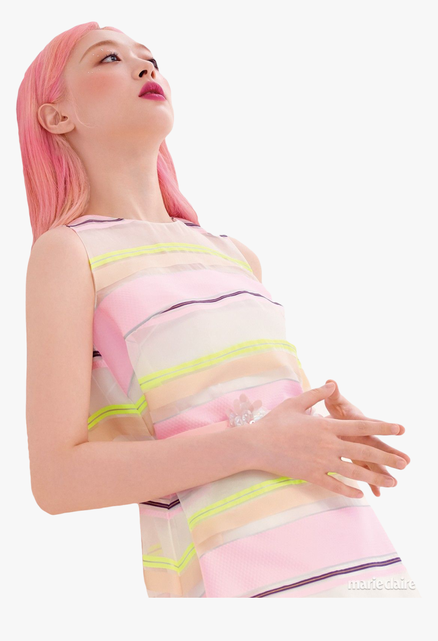 Sulli ಥ ಥ♡ “marie Claire” - Sulli Photoshoot Pink Hair, HD Png Download