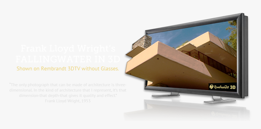 Frank Lloyd Wright S Fallingwater In 3d - Architecture, HD Png Download