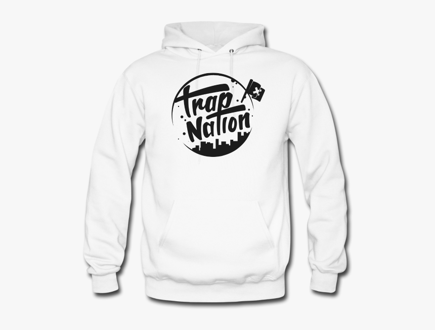 White Hoodie Png - Trap Nation, Transparent Png