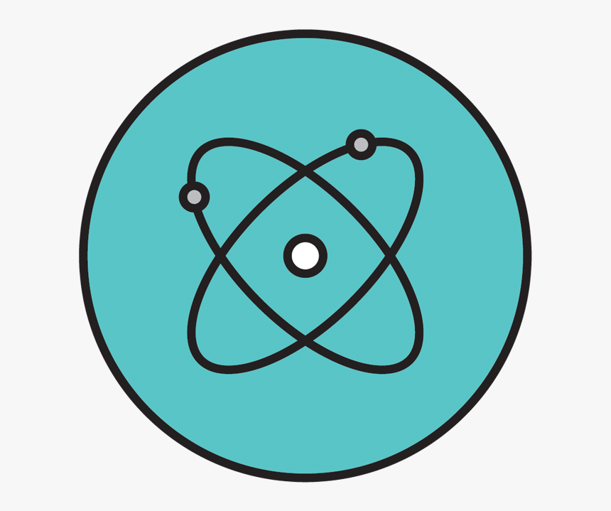Galaxy Icon No Background Clipart , Png Download - Simple Atom, Transparent Png