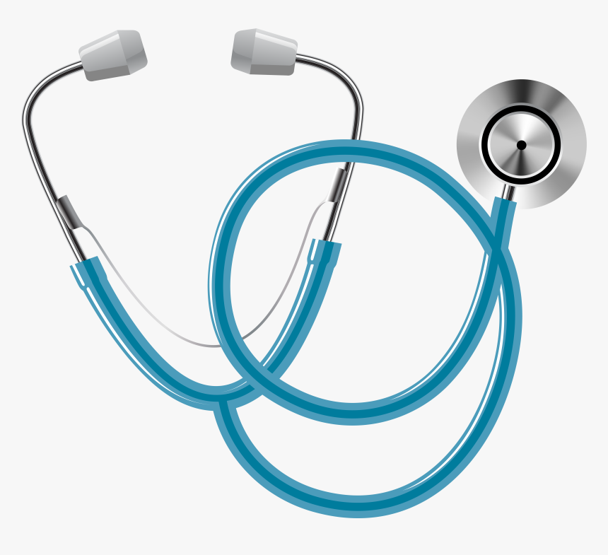 Blue Stethoscope Png Clip Art, Transparent Png
