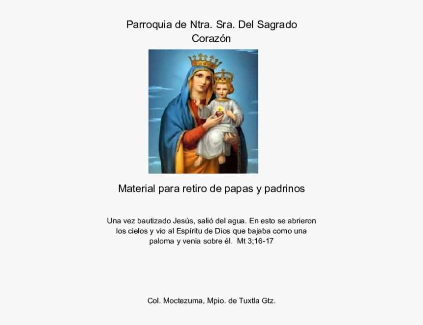 Mother Mary And Jesus, HD Png Download