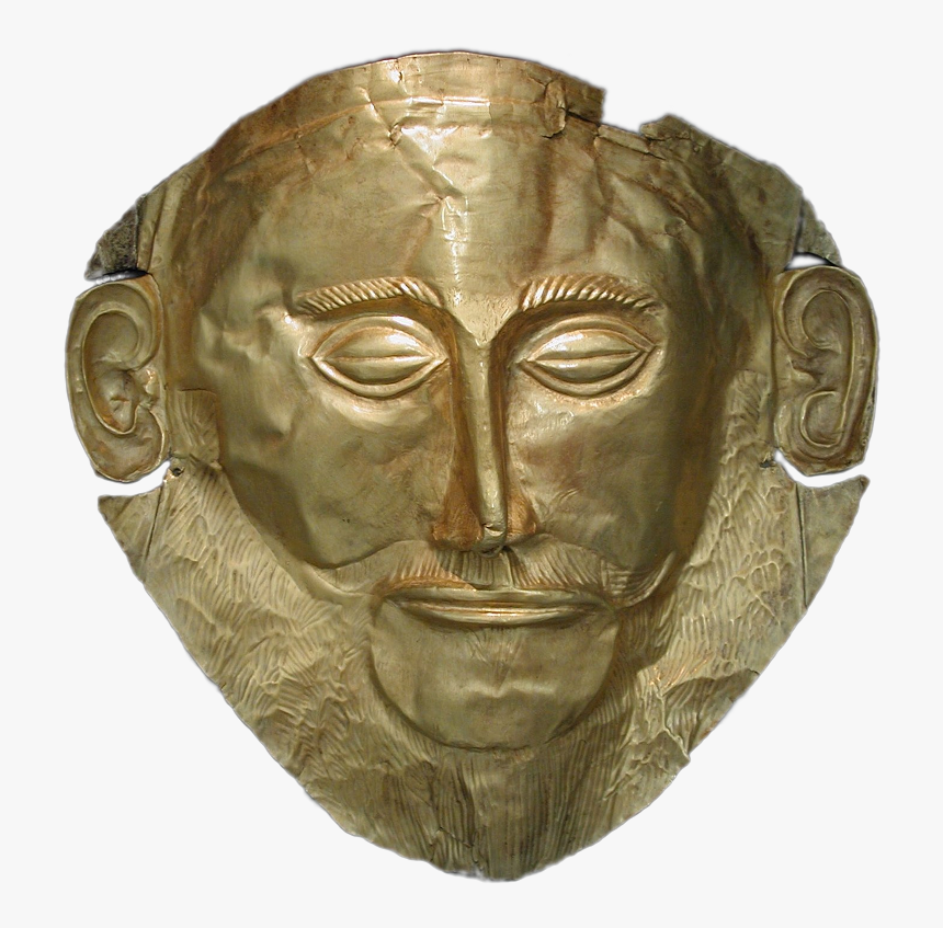 Masque D Agamemnon - Kultura Minojska I Mykeńska, HD Png Download