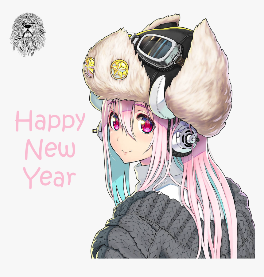 Super Sonico New Year, HD Png Download