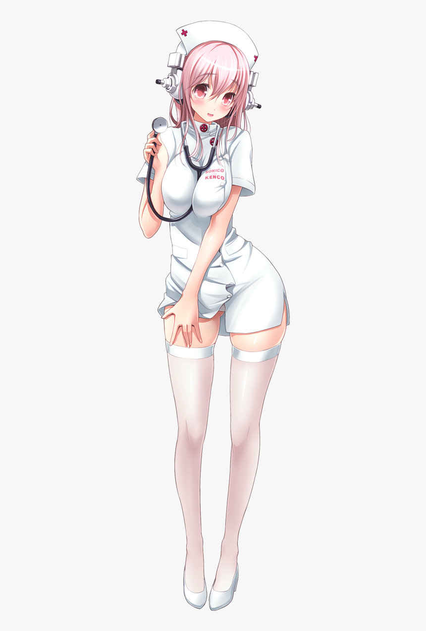 Super Sonico Sexy Nurse, HD Png Download
