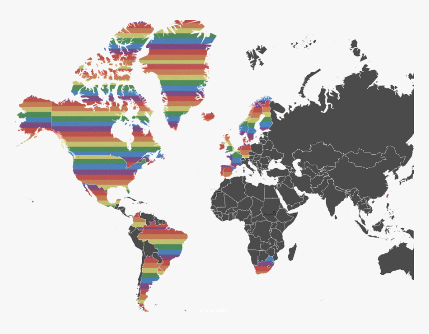 Countries Where Gay Marriage Is Legal 2017, HD Png Download