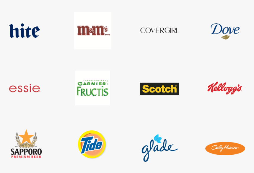 Hite M&ms Covergirl Dove Essie Garnier Fructis Scotch - Scotch Tape, HD Png Download