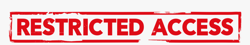 Restricted Access Stamp Psd - Save The Date Png, Transparent Png