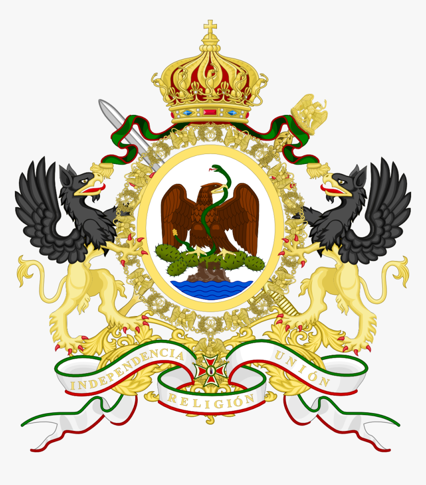 Monarquia Mexicana - Flag Of Second Mexican Empire, HD Png Download