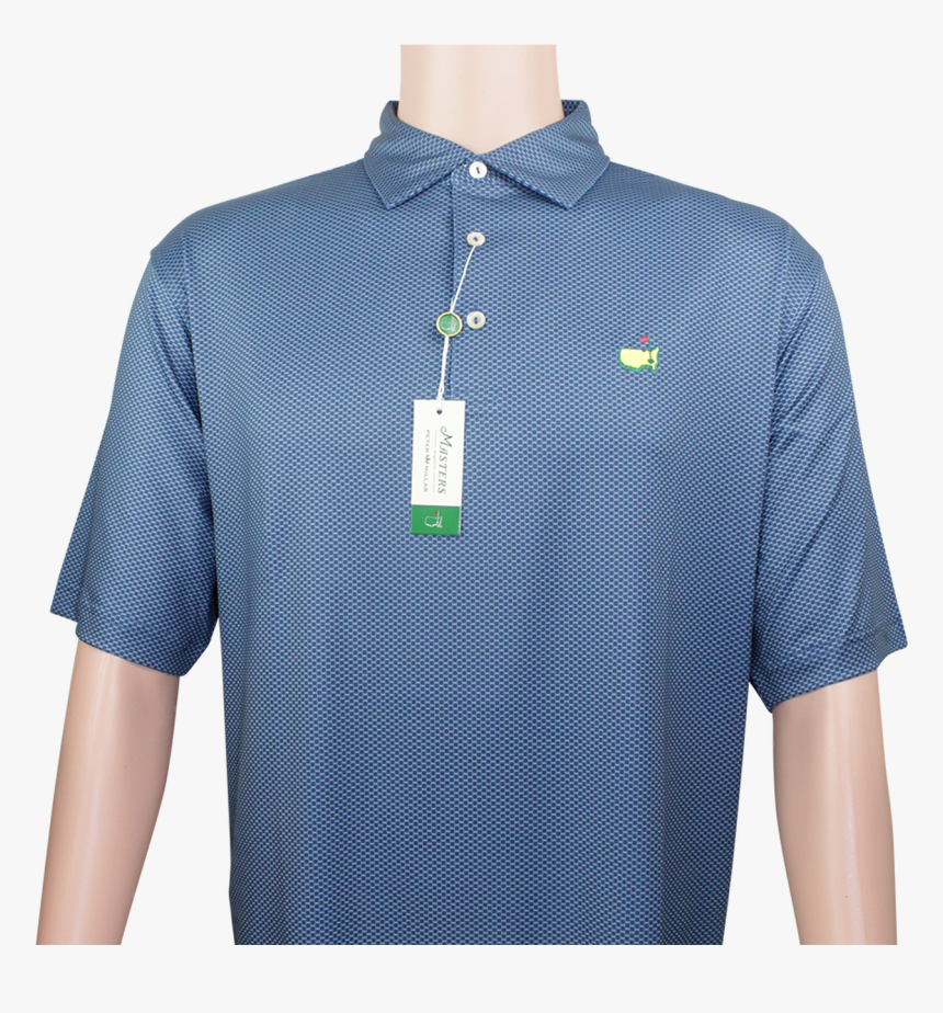 Masters Navy & Light Blue Peter Millar Performance - Polo Shirt, HD Png Download