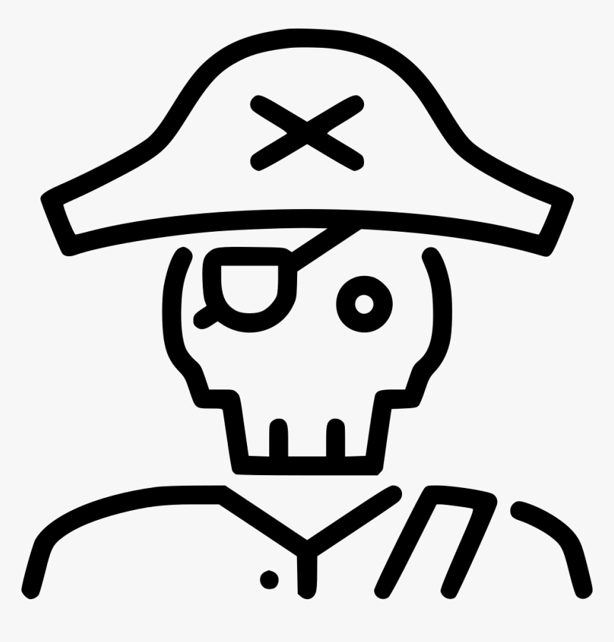 Dead Pirate - Pirate Vector, HD Png Download