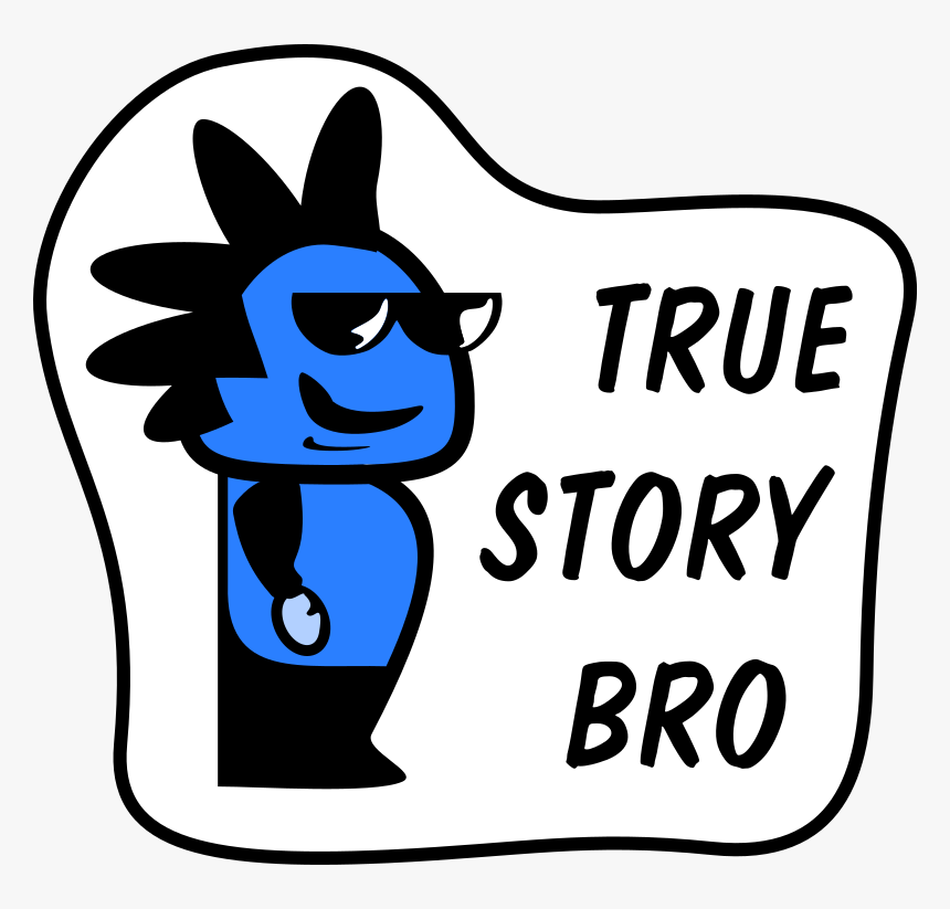 Icon Sticker - True Story - Cartoon, HD Png Download