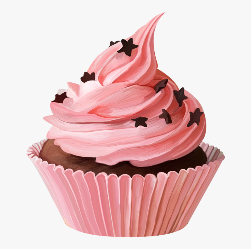 Cupcake Drawing, Cupcake Art, Cupcake Clipart, Cupcake - Cup Cakes Png, Transparent Png