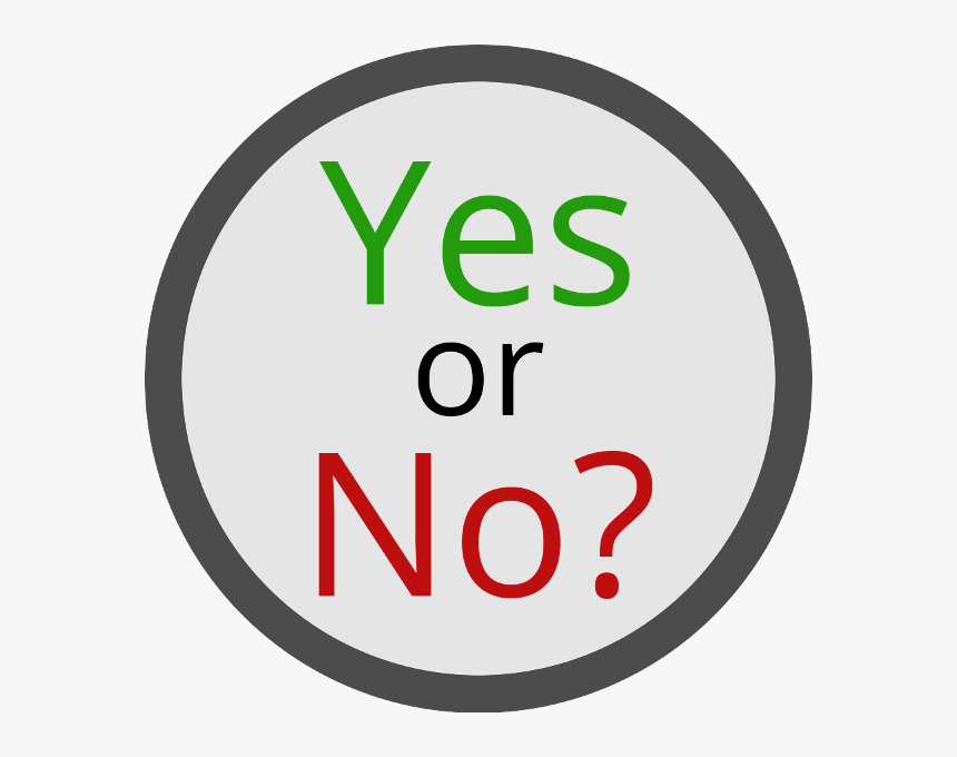 Yes Or No Button - Pan Mexico, HD Png Download