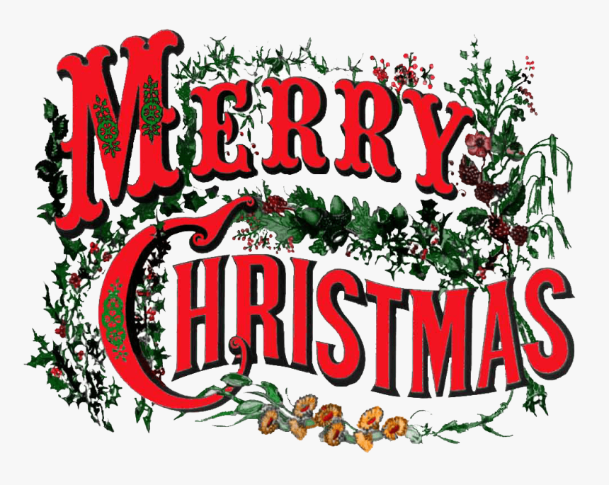 Merry Christmas 
 Class Img Responsive Owl First Image - Transparent Vintage Merry Christmas, HD Png Download