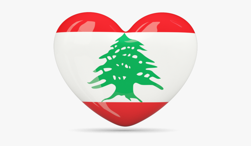 Lebanon Flag Heart, HD Png Download