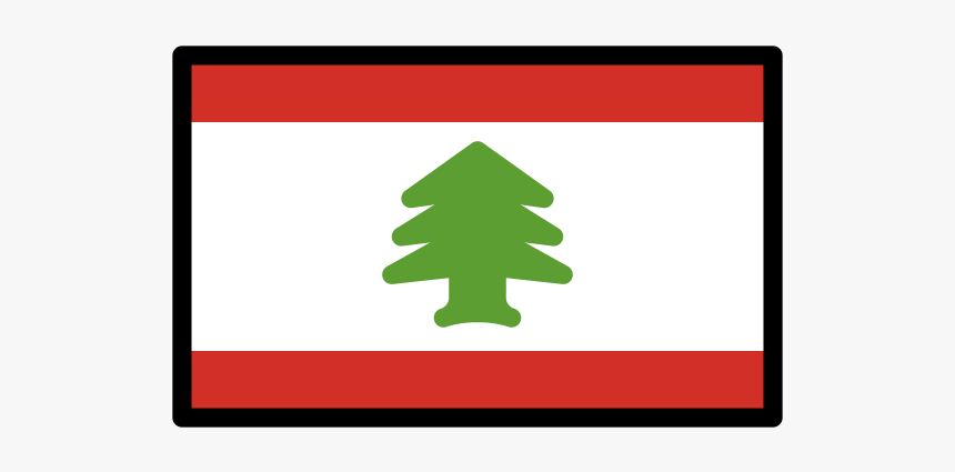 Flag Lebanon Emoji - Traffic Sign, HD Png Download