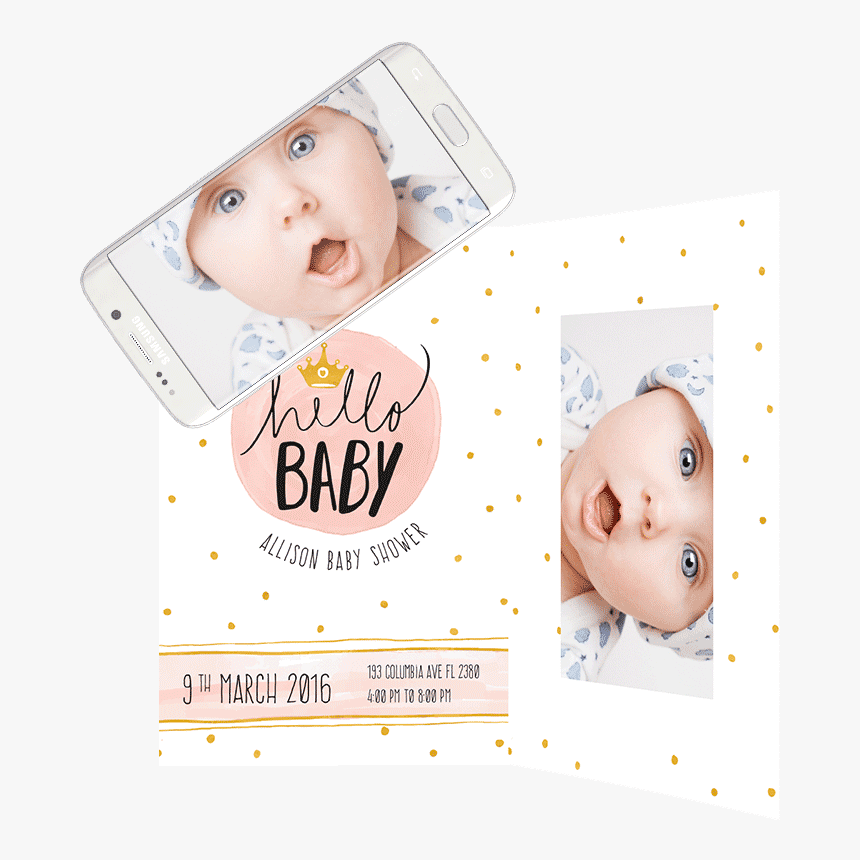 Formatos Para Invitaciones De Bautizo - Baby, HD Png Download