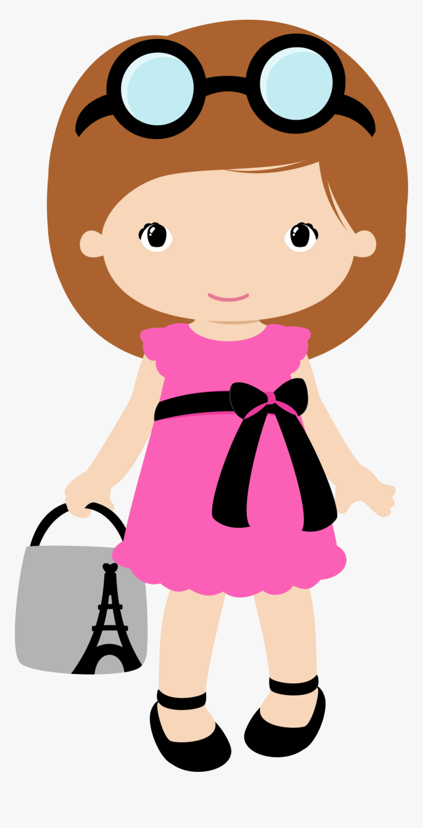 Bonecas * Meninas Picture Templates, Digital Image, - Girl Clip Art, HD Png Download