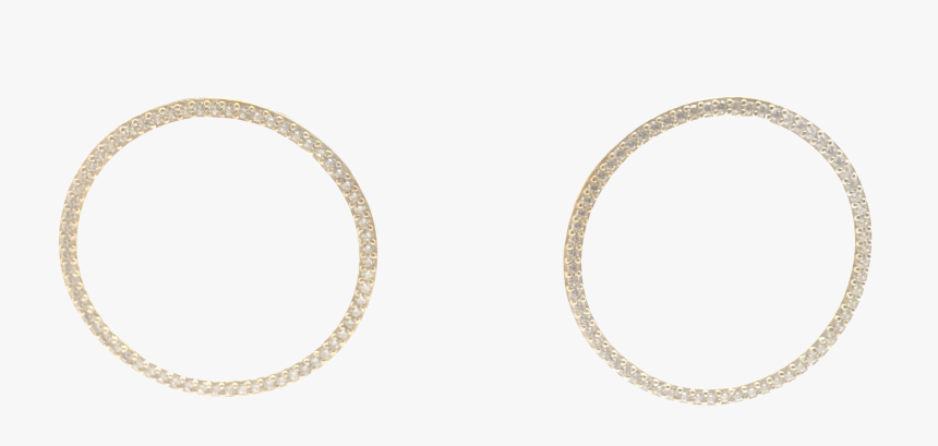 Infinity Earrings Gold - Chain, HD Png Download