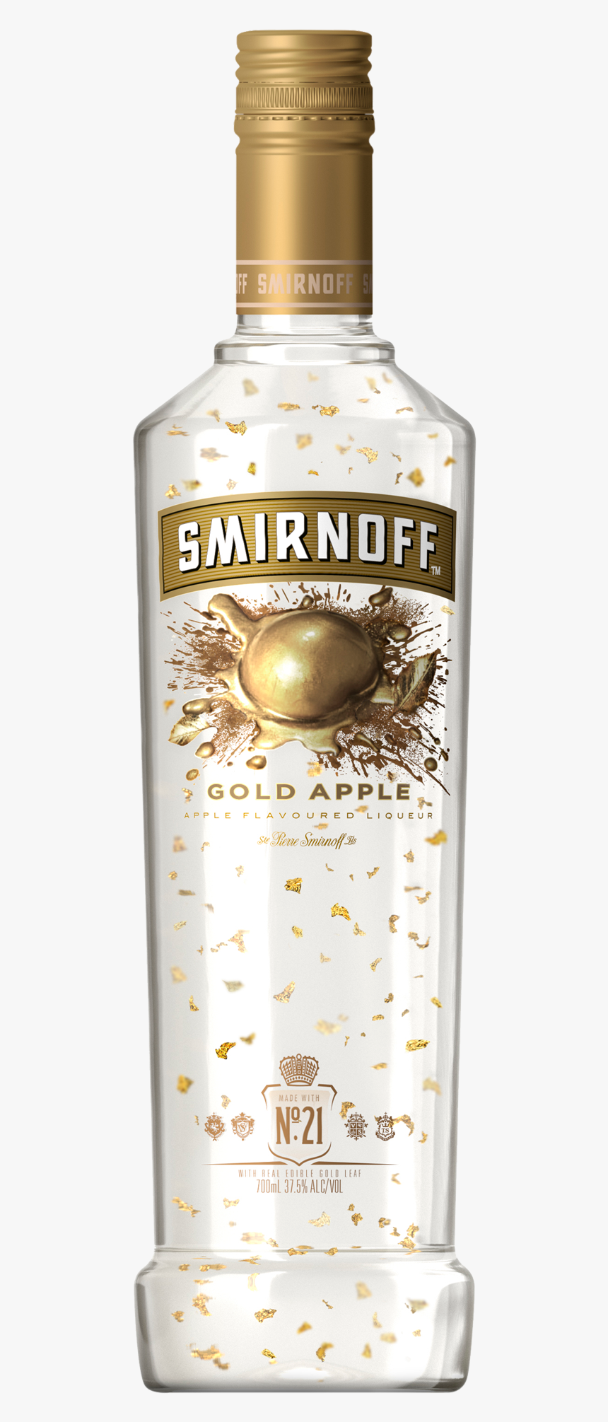 Smirnoff Gold Apple Vodka 700ml - Smirnoff Gold Png, Transparent Png