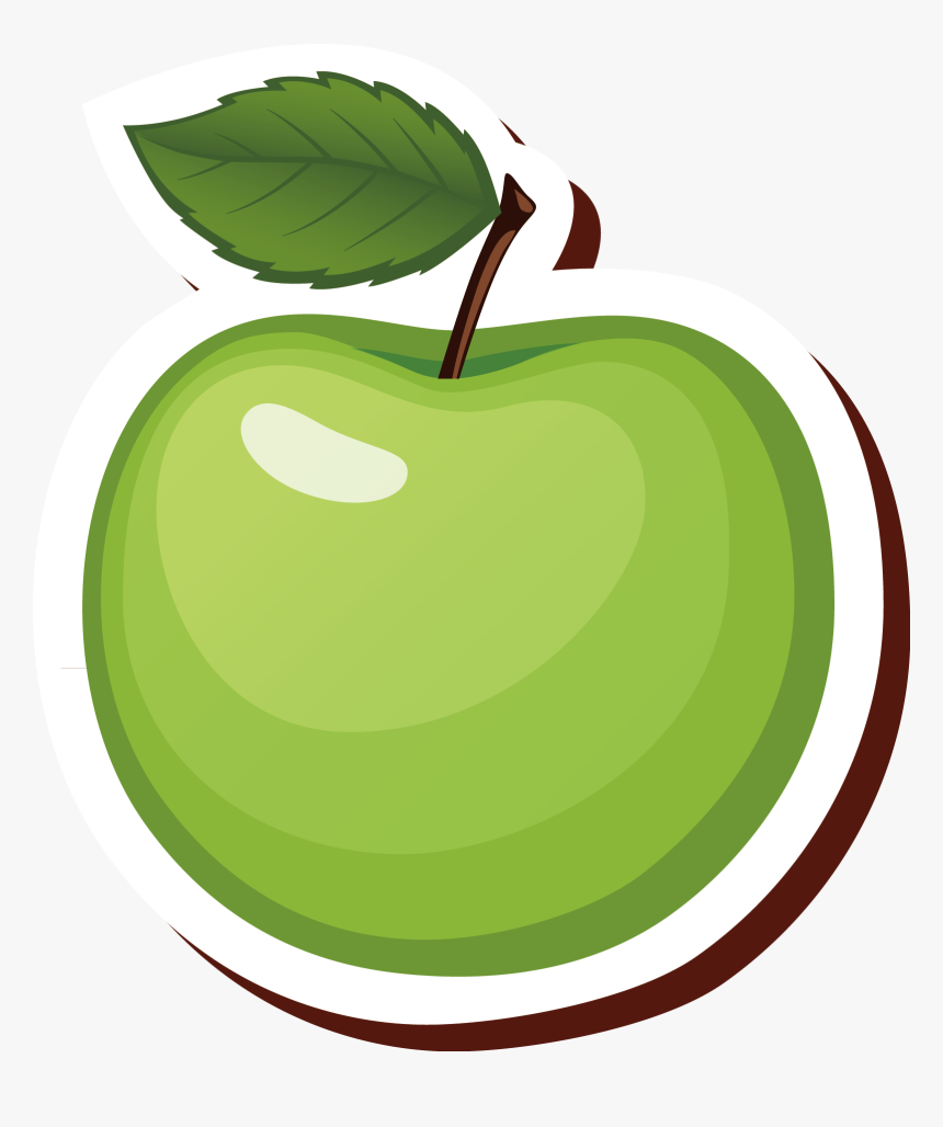 Granny Smith Apple Drawing - Green Apples Drawing Png, Transparent Png