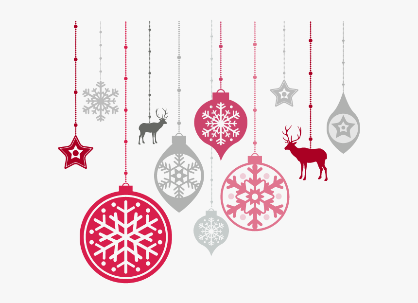 Christmas Ornaments - New Year Decoration Vector, HD Png Download