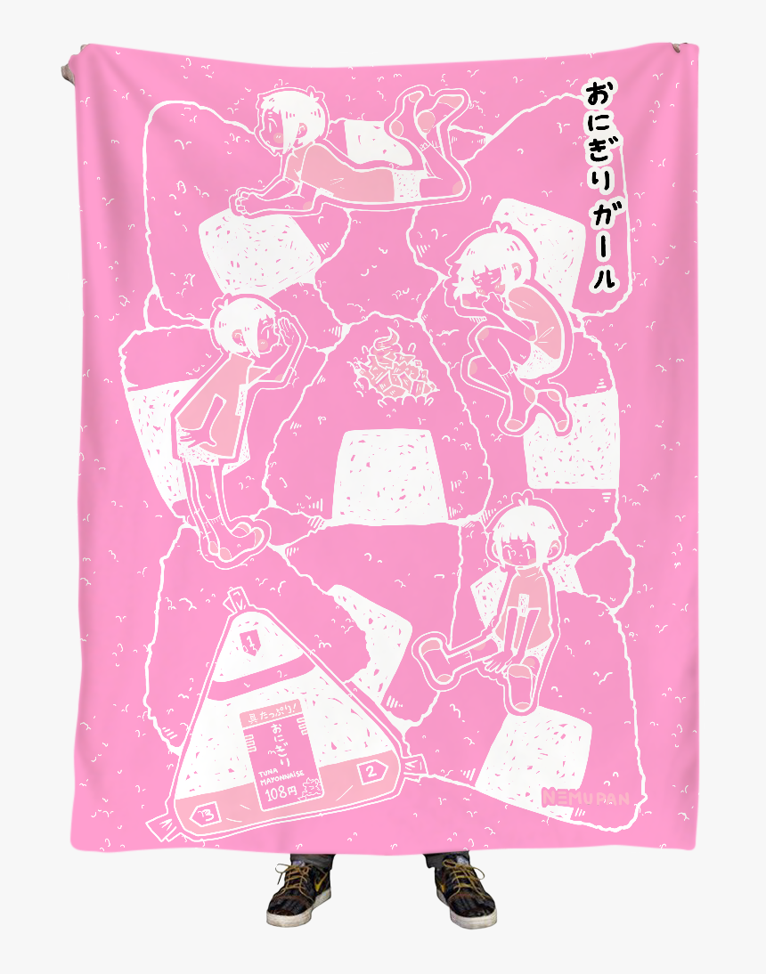 Onigiri Blanket 
 
 Data Image Id 14376314044464 
 - Illustration, HD Png Download