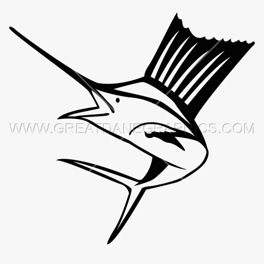 Png Freeuse Funky Sailfish - Atlantic Blue Marlin, Transparent Png