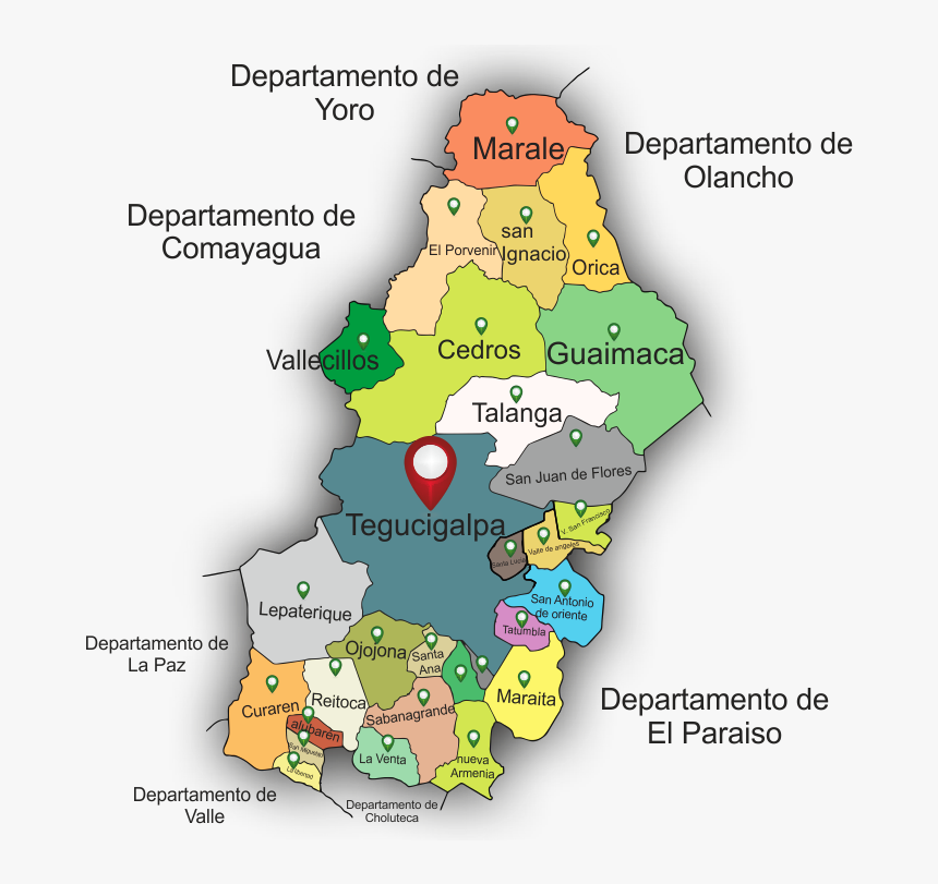 Departamento De Francisco Morazan, HD Png Download