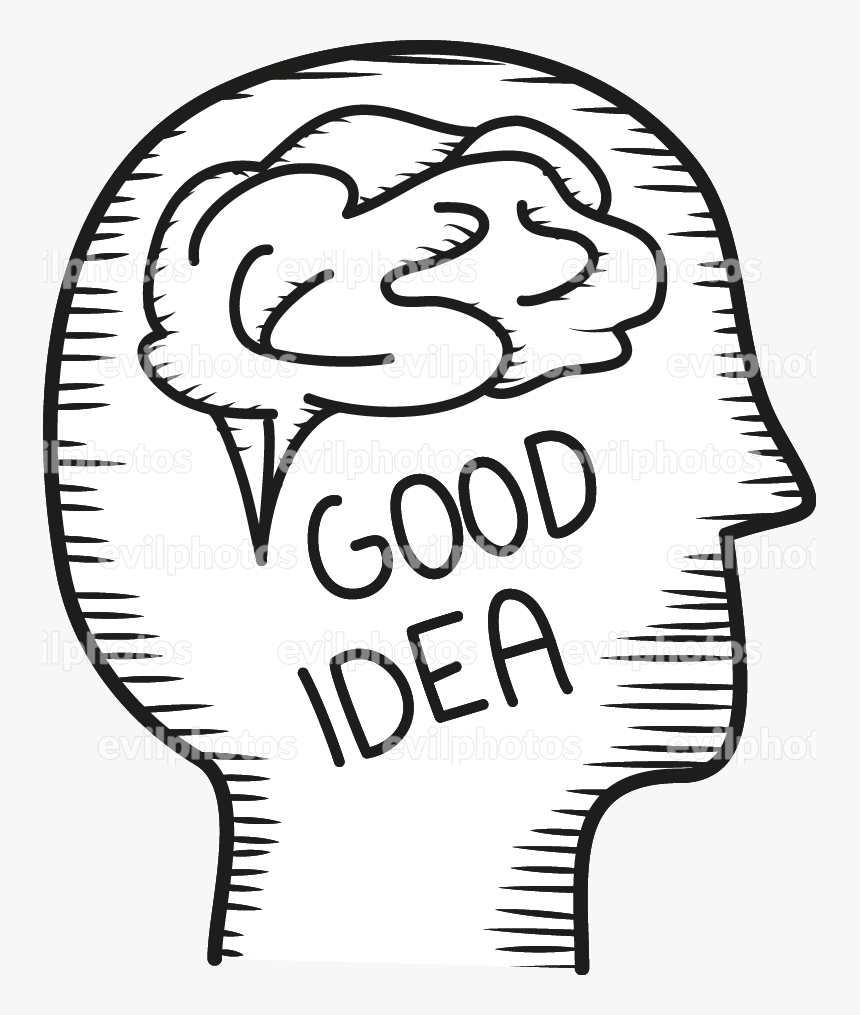 Brain Drawing Vector And Stock Photo - Drawing, HD Png Download