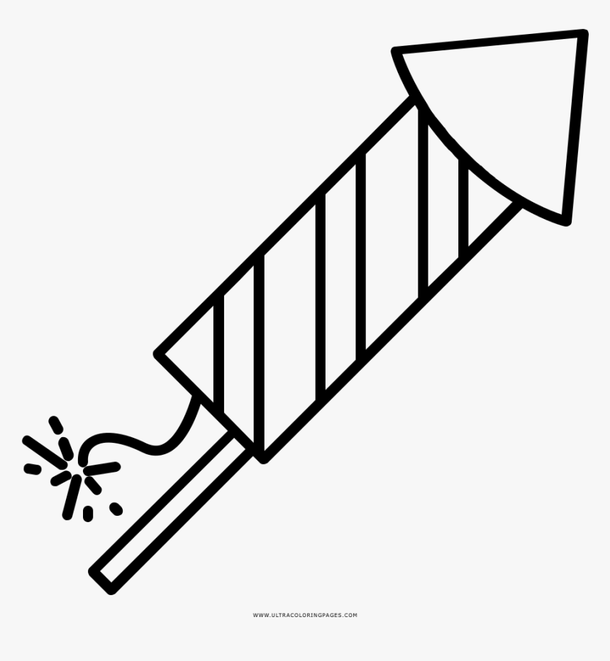 Dibujo De Fuegos Artificiales Para Colorear Firecracker Drawing Hd Png Download Transparent Png Image Pngitem