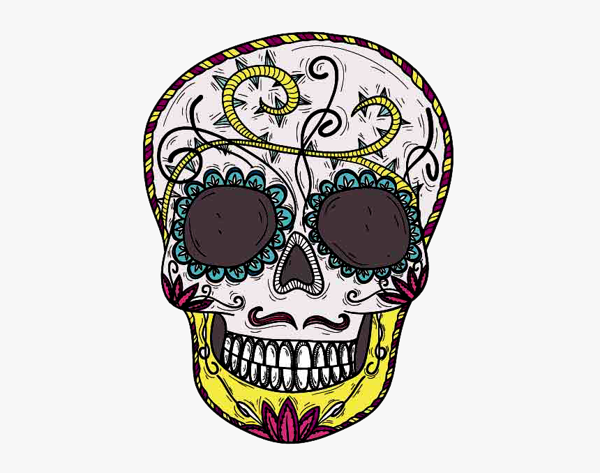 Caveira Mexicana Png, Transparent Png