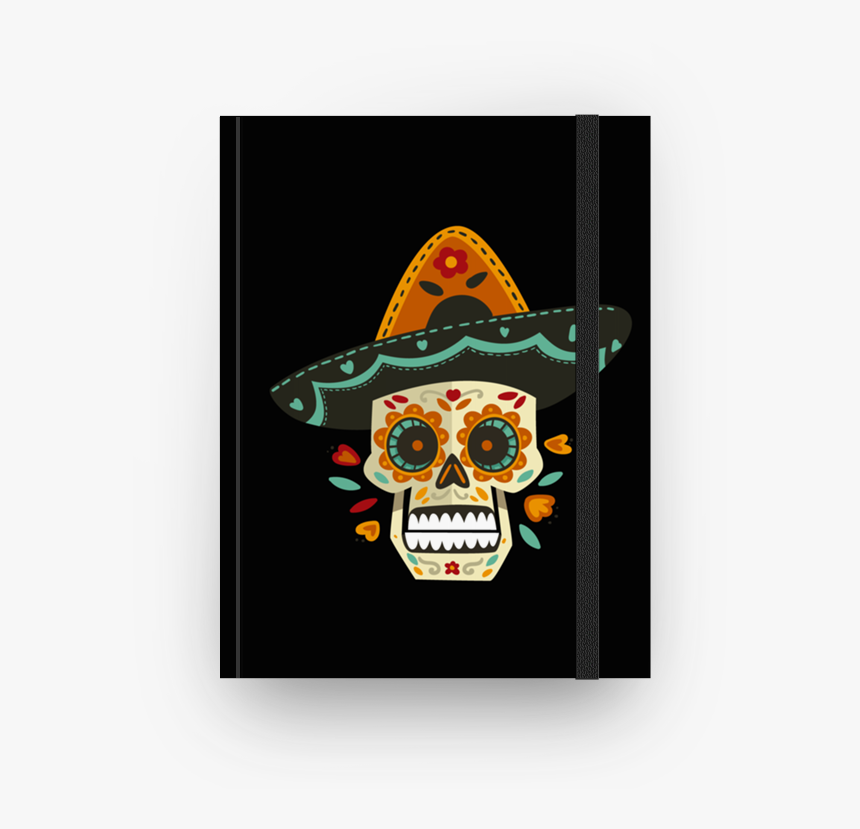 Caderno Caveira Mexicana De Juliana Martinina - Dia De Los Muertos Music, HD Png Download