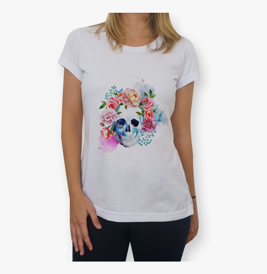 Transparent Caveira Mexicana Png - T-shirt, Png Download