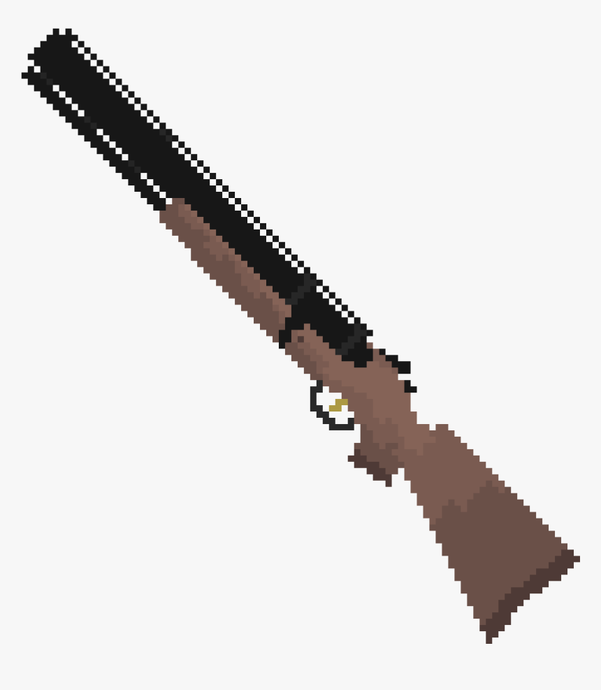 Transparent Double Barrel Shotgun Clipart - Rifle, HD Png Download